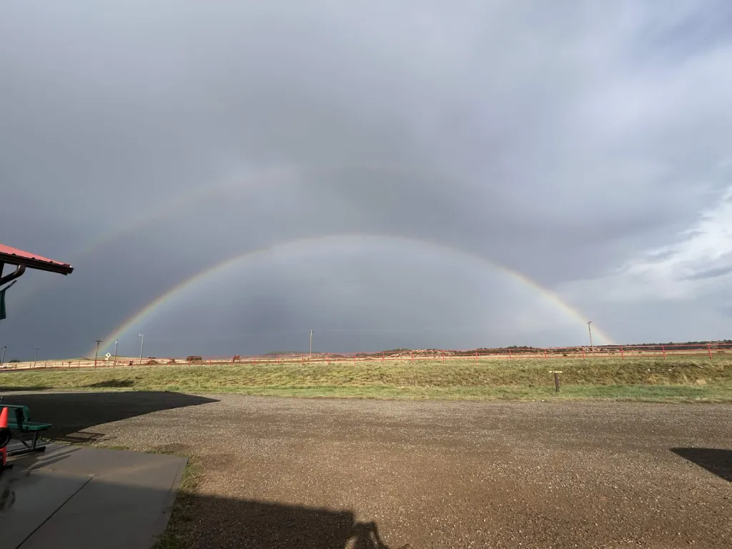 double rainbow at philmont